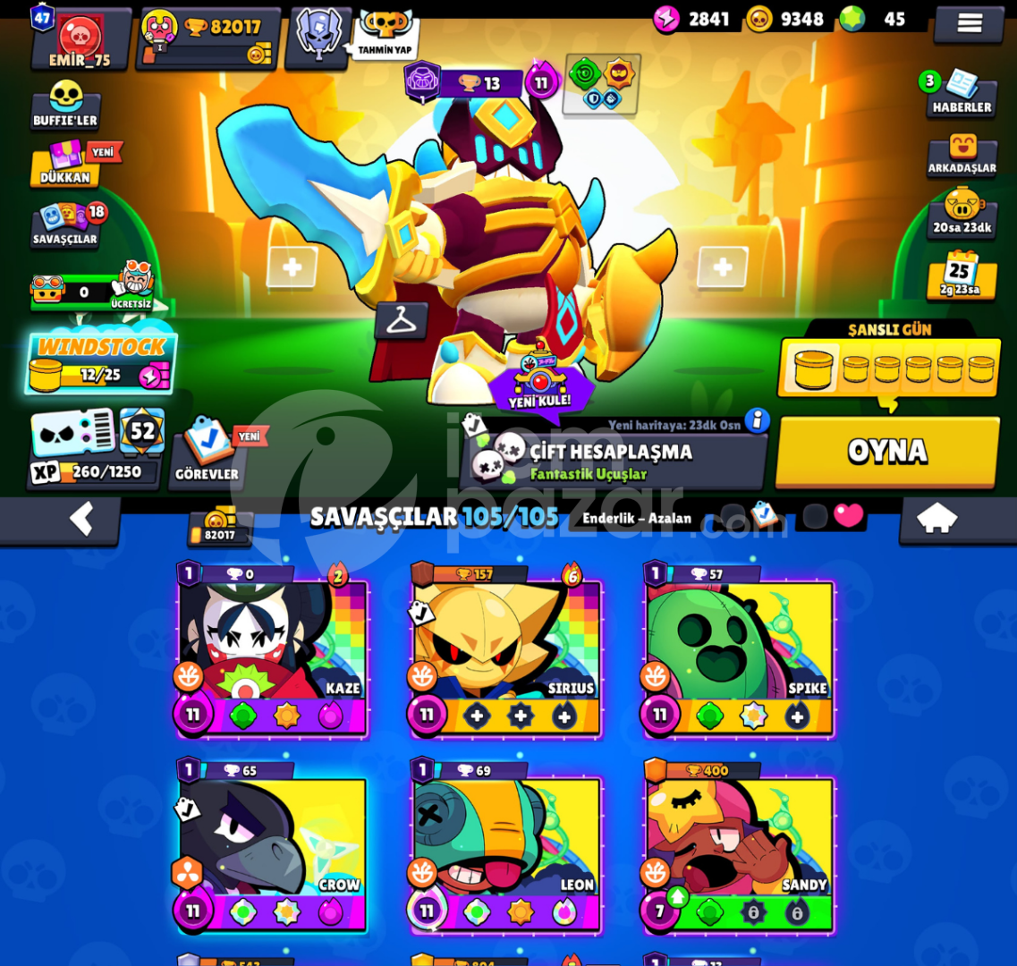 ⭐|82K KUPA|MARS 3|E-SPOR HESAP|FULL+FULL|