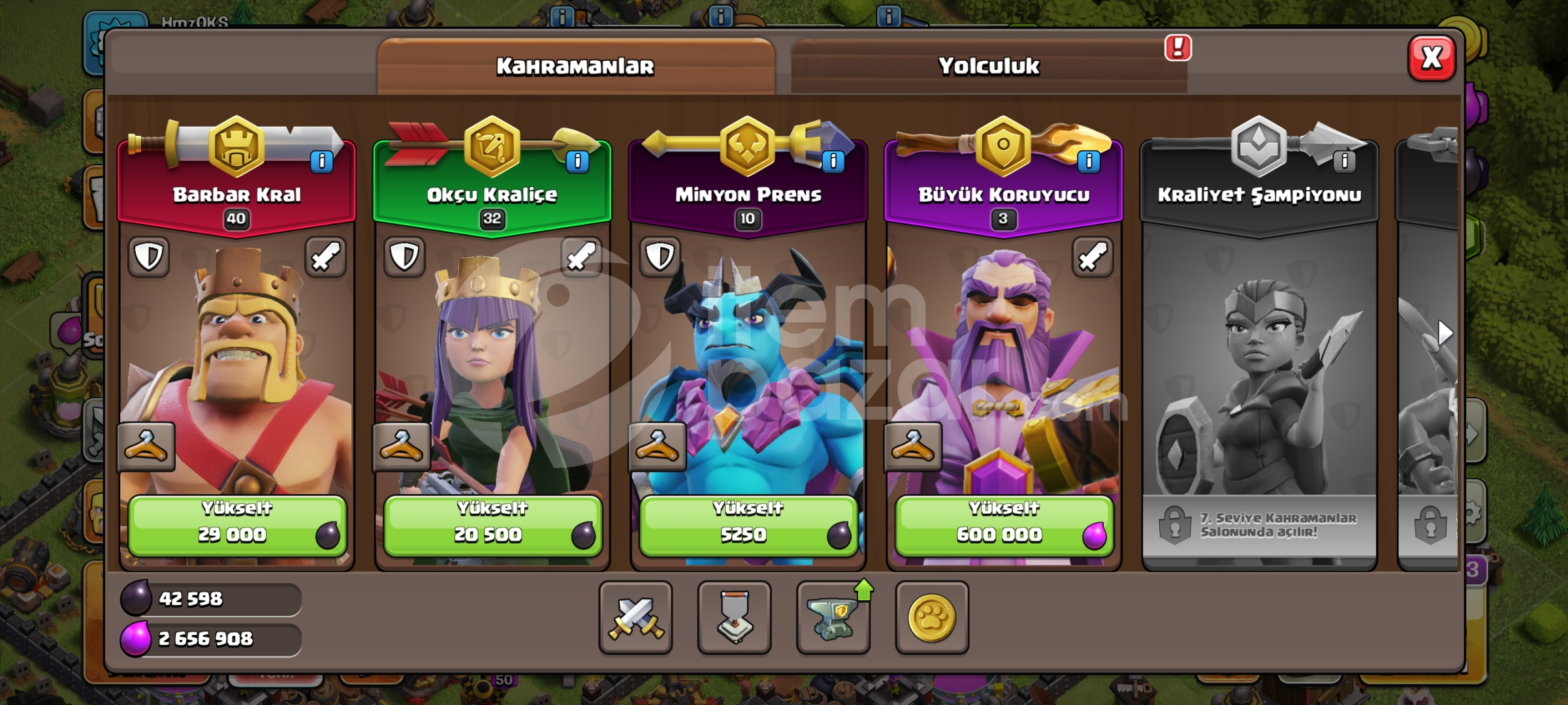87 level 11SV başlangıç 5 inşaatçı hesap