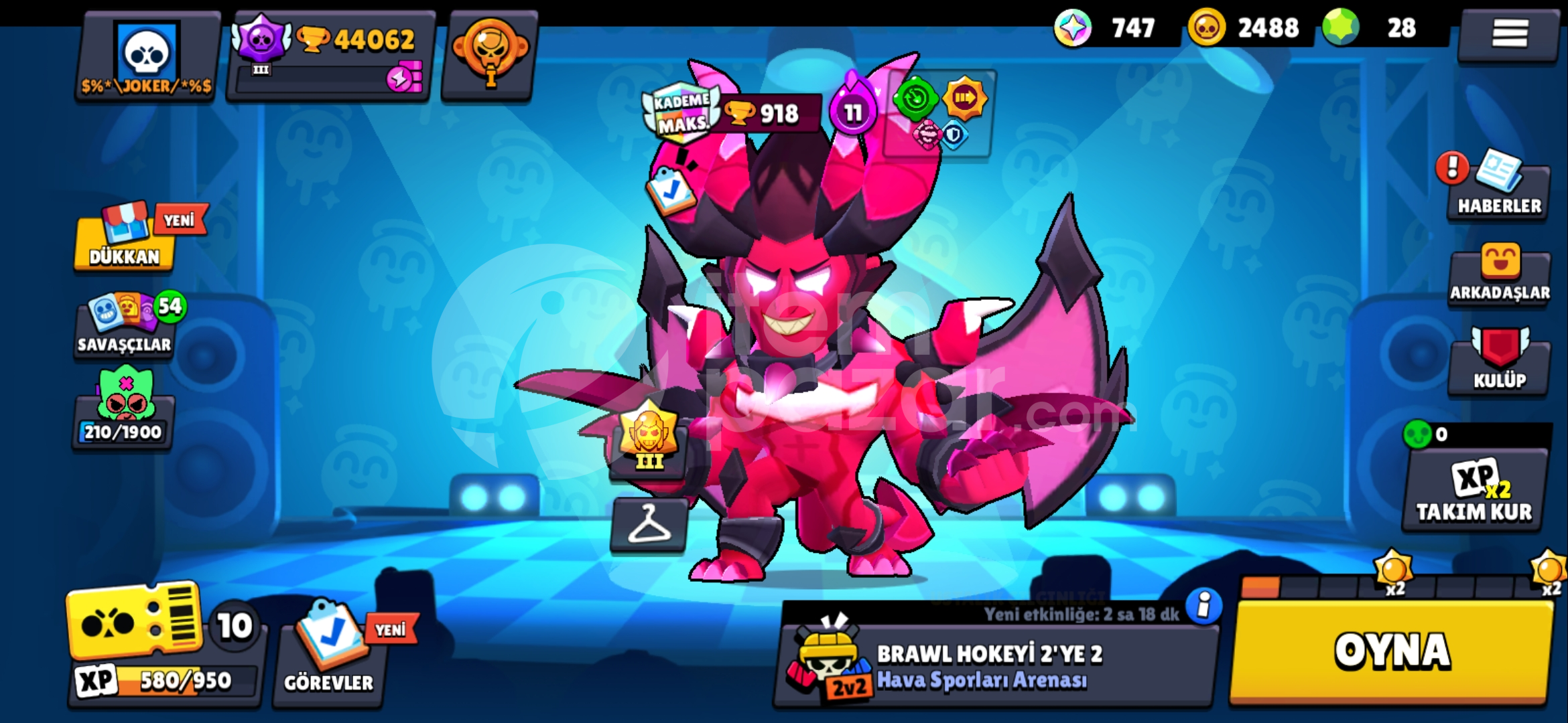 88 KARAKTERLİ MÜKEMMEL BRAWL STARS H3SABI