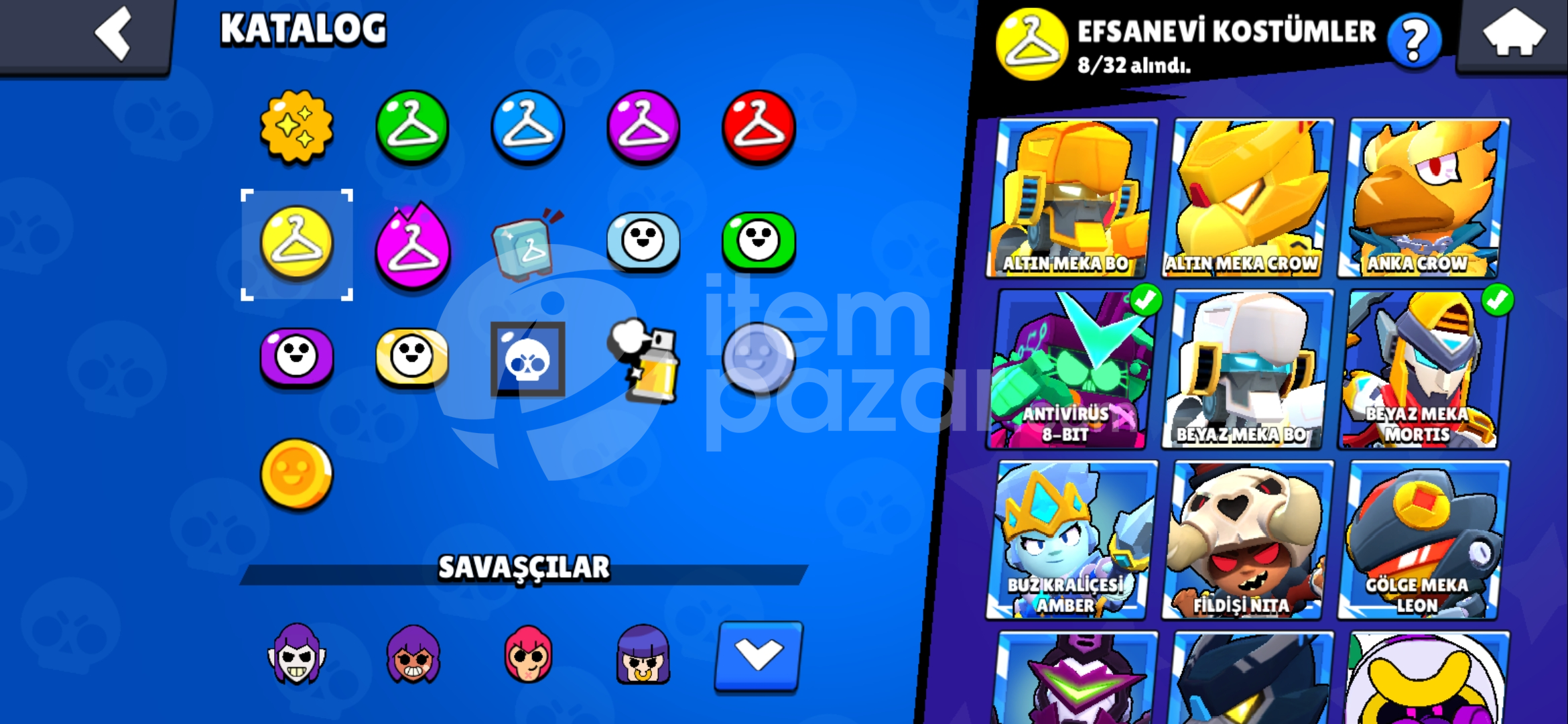 88 KARAKTERLİ MÜKEMMEL BRAWL STARS H3SABI