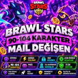 ⭐90-104 Karakter Garanti Mail Değişen⭐