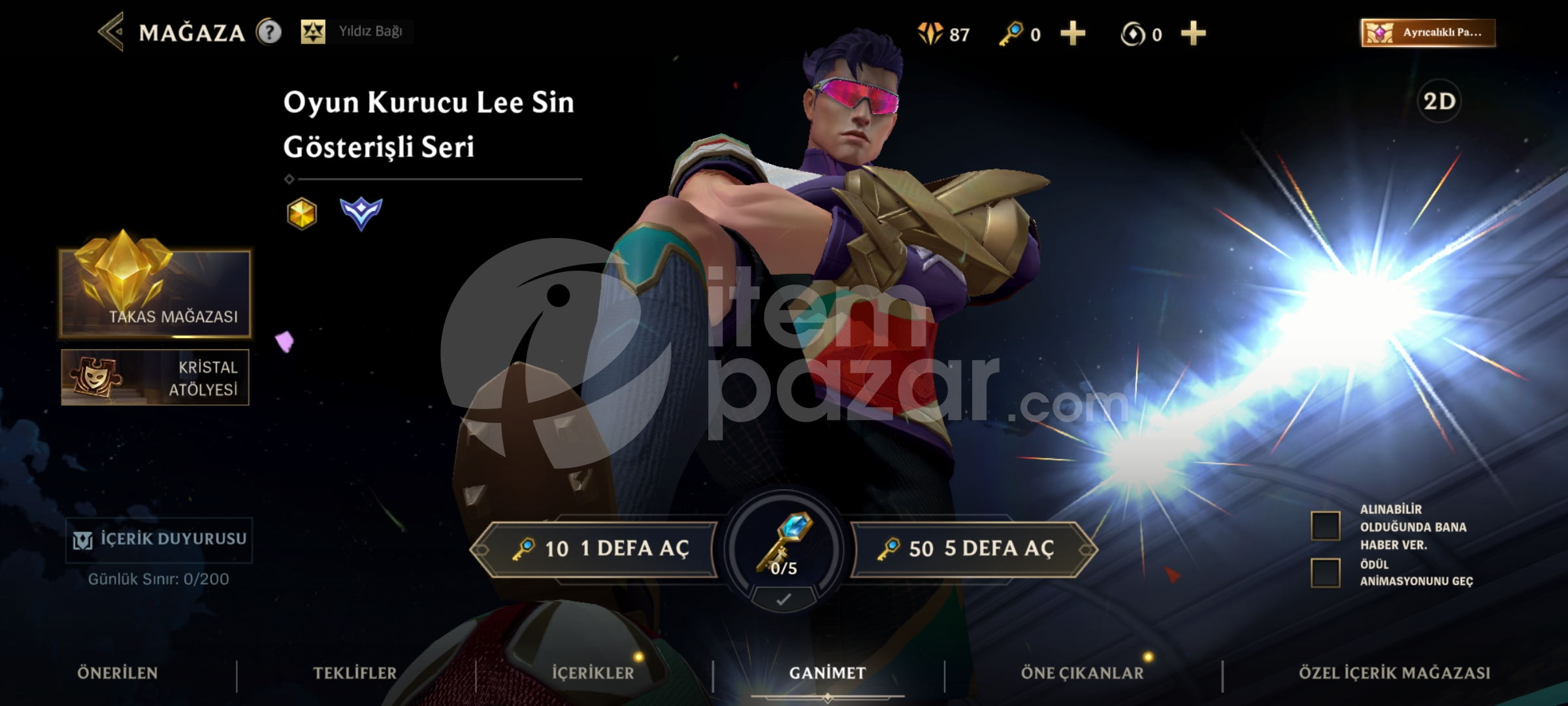 90 WR GRANDMASTER 1K DAN DÜŞEN TEMİZ ACC!!!
