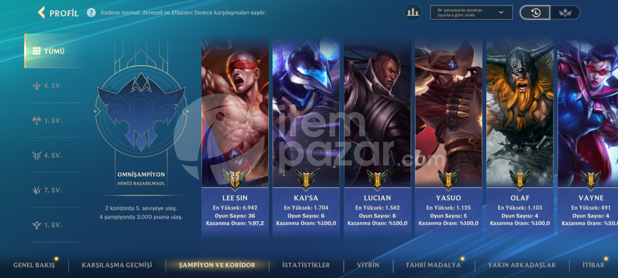 90 WR GRANDMASTER 1K DAN DÜŞEN TEMİZ ACC!!!