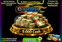 ⭐⭐9.000 Cash/Dolar⭐⭐