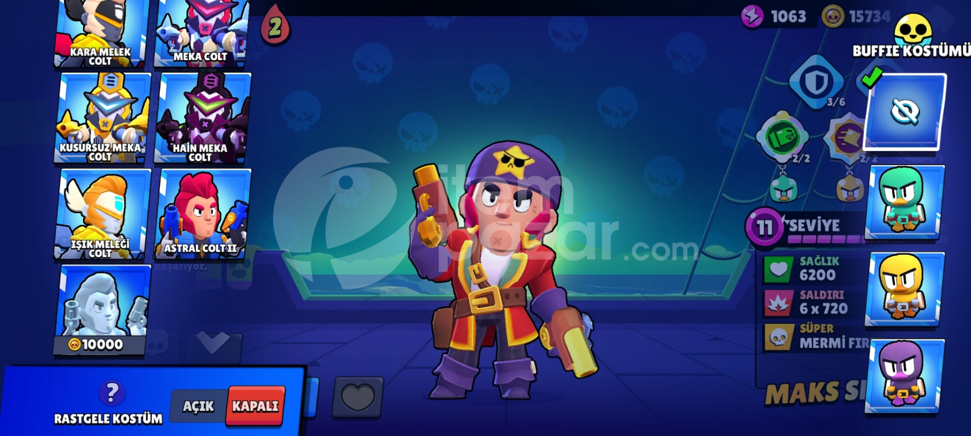 90k brawl stara hesabı dolular dolusu 