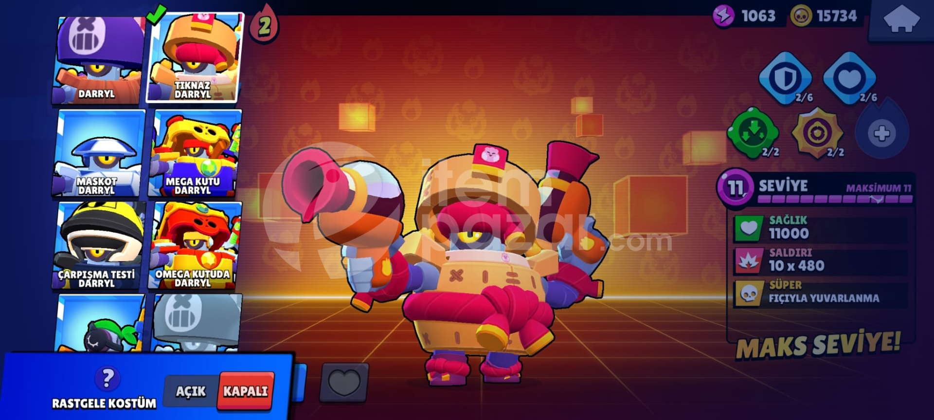 90k brawl stara hesabı dolular dolusu 