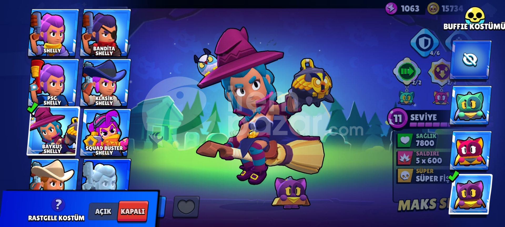 90k brawl stara hesabı dolular dolusu 
