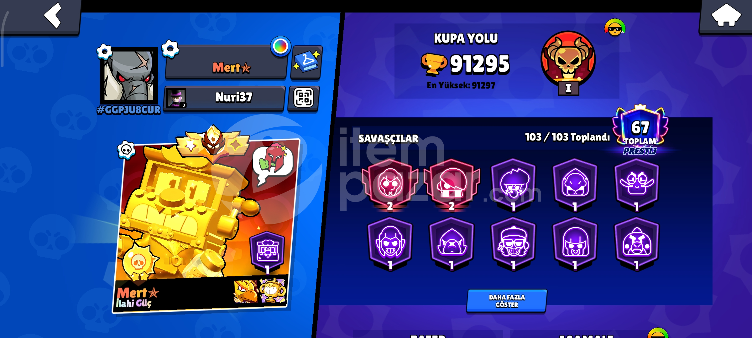 91K 2X Old Master Mactherino Pinli Hesap