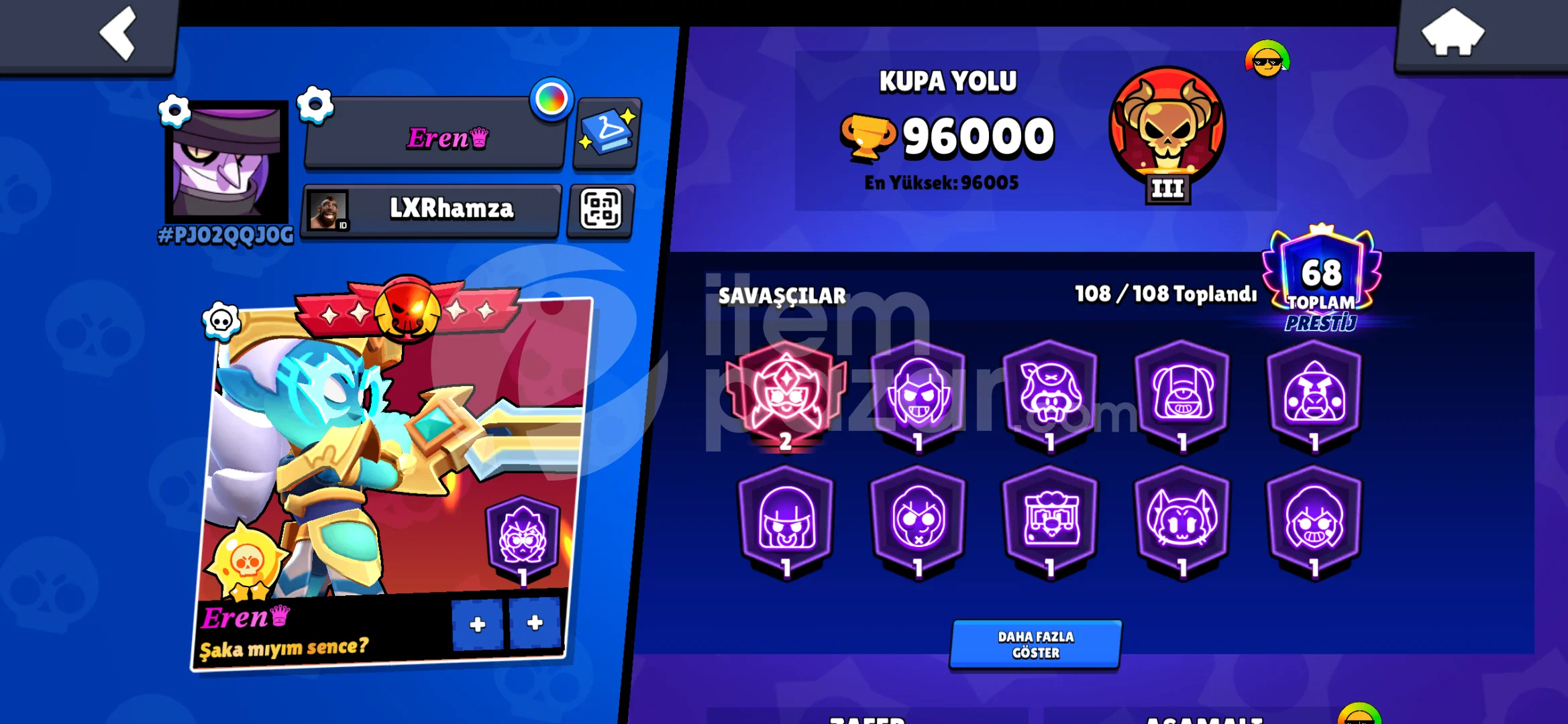 96k | 430 Kostüm | 2020 Hesabı