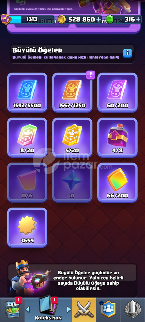 9K kupa temiz cr + coc hesap!!