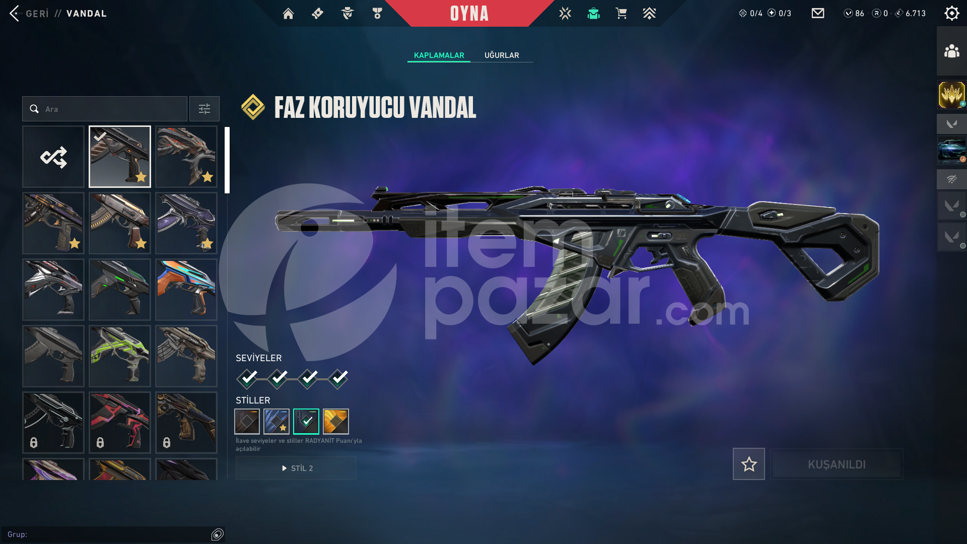 ACİL SATILIK DOLU HESAP