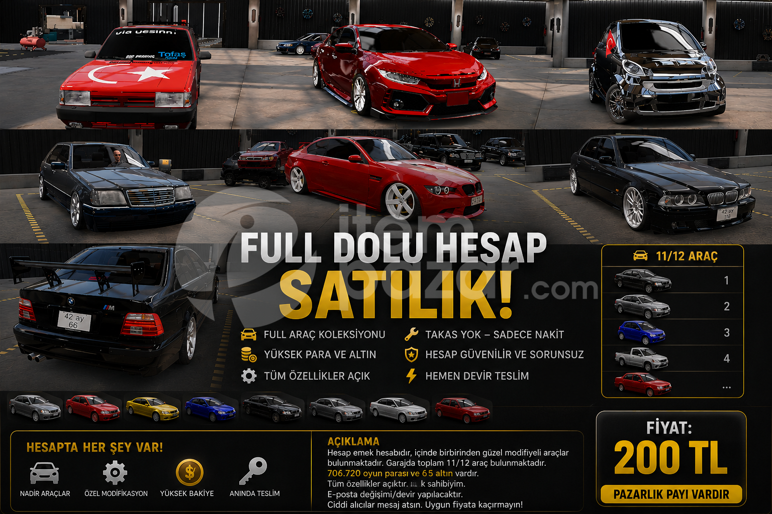 ? ACİL SATILIK! FULL DOLU HESAP ?