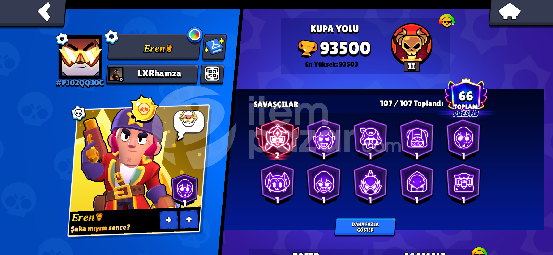 Acil Satılık Full+Full Hesap