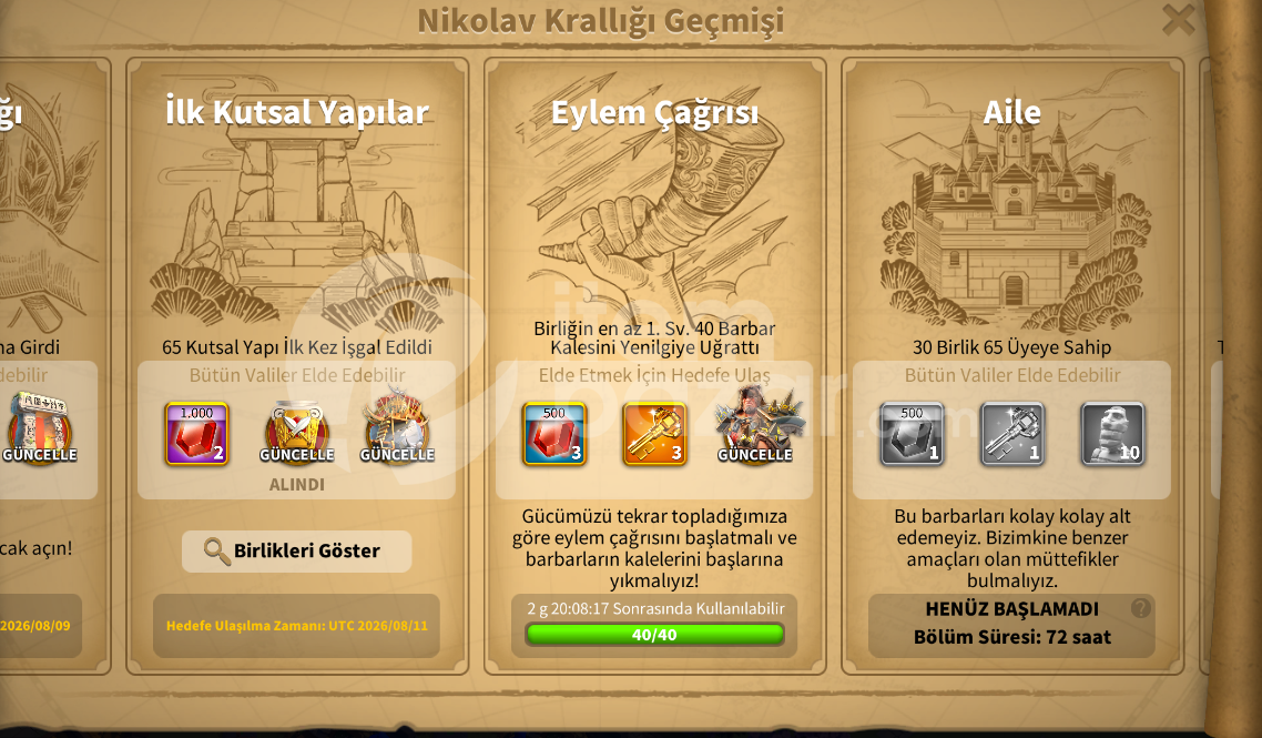 ACİL SATILIK HESAP 2000TL