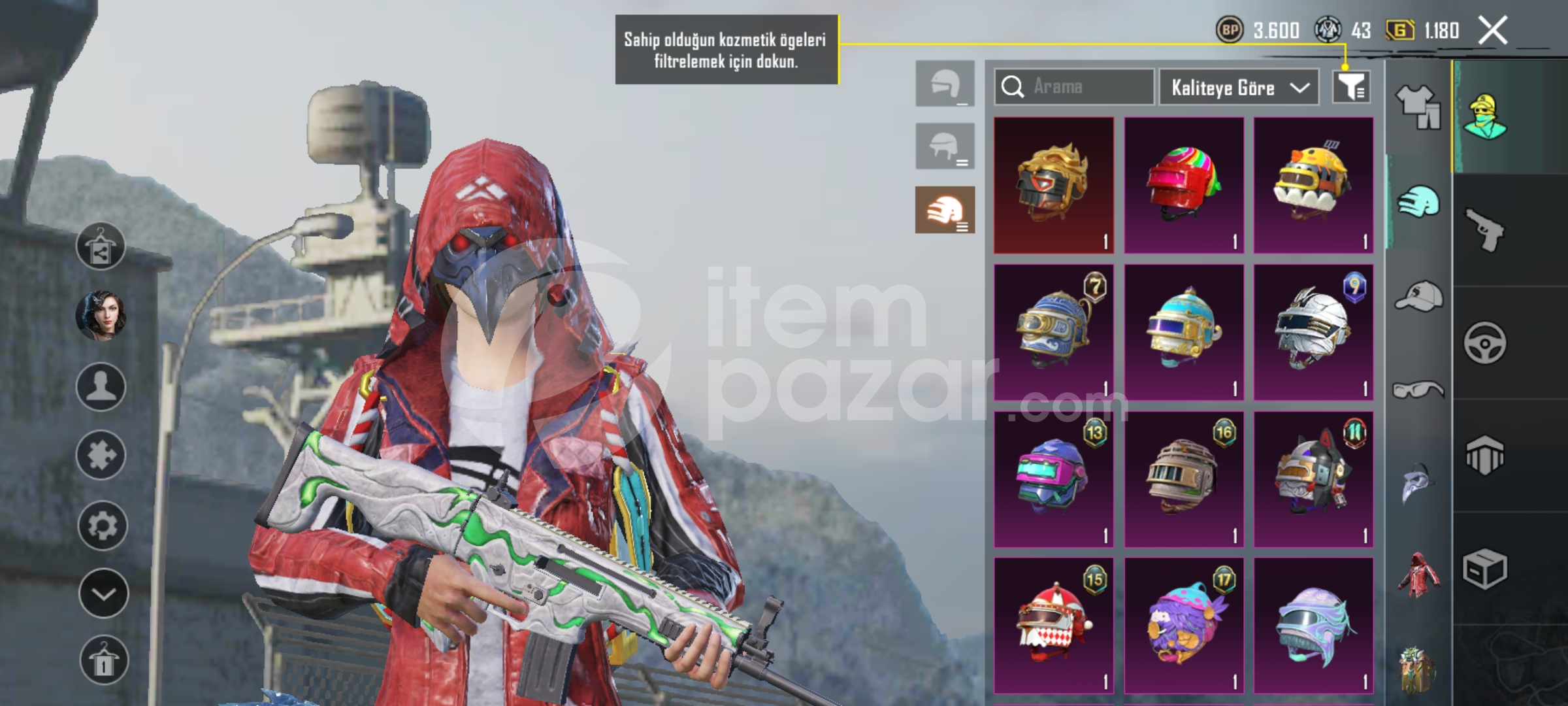 Acil satılık Pubg hesabı 32 destansı