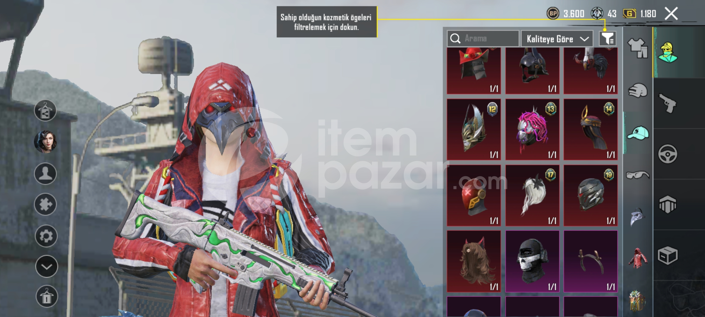 Acil satılık Pubg hesabı 32 destansı