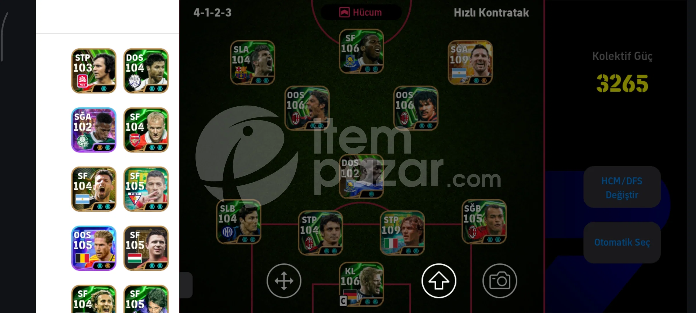 eFootball PES 3265 KG 5 Bombacılı Hesap