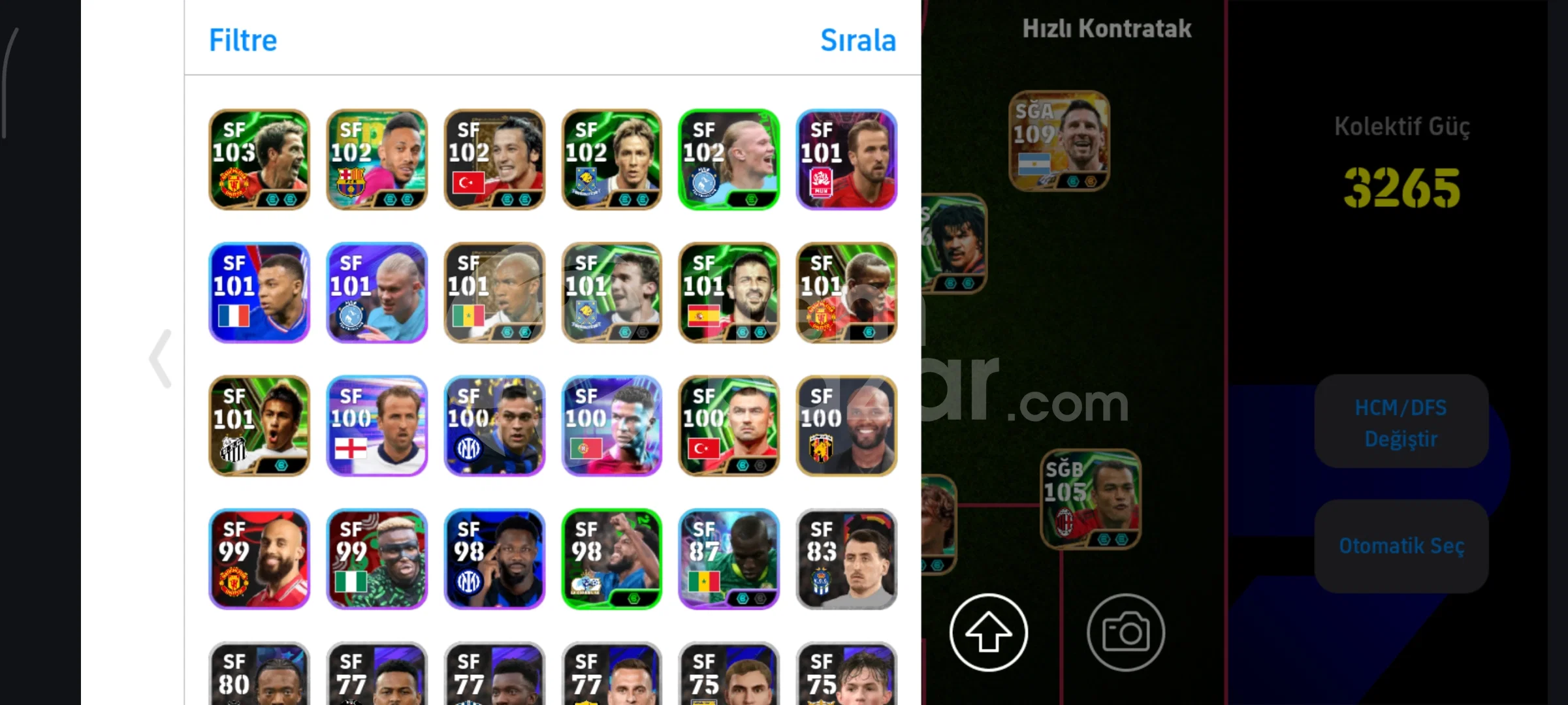 eFootball PES 3265 KG 5 Bombacılı Hesap