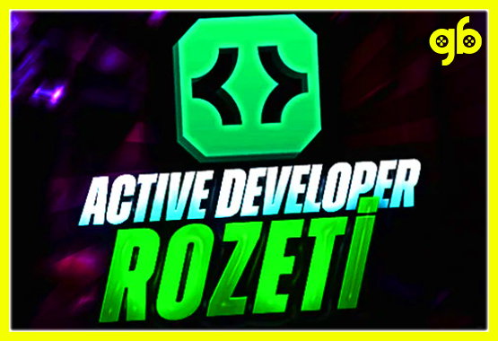 Active Developer Rozeti / Anlık Teslimat