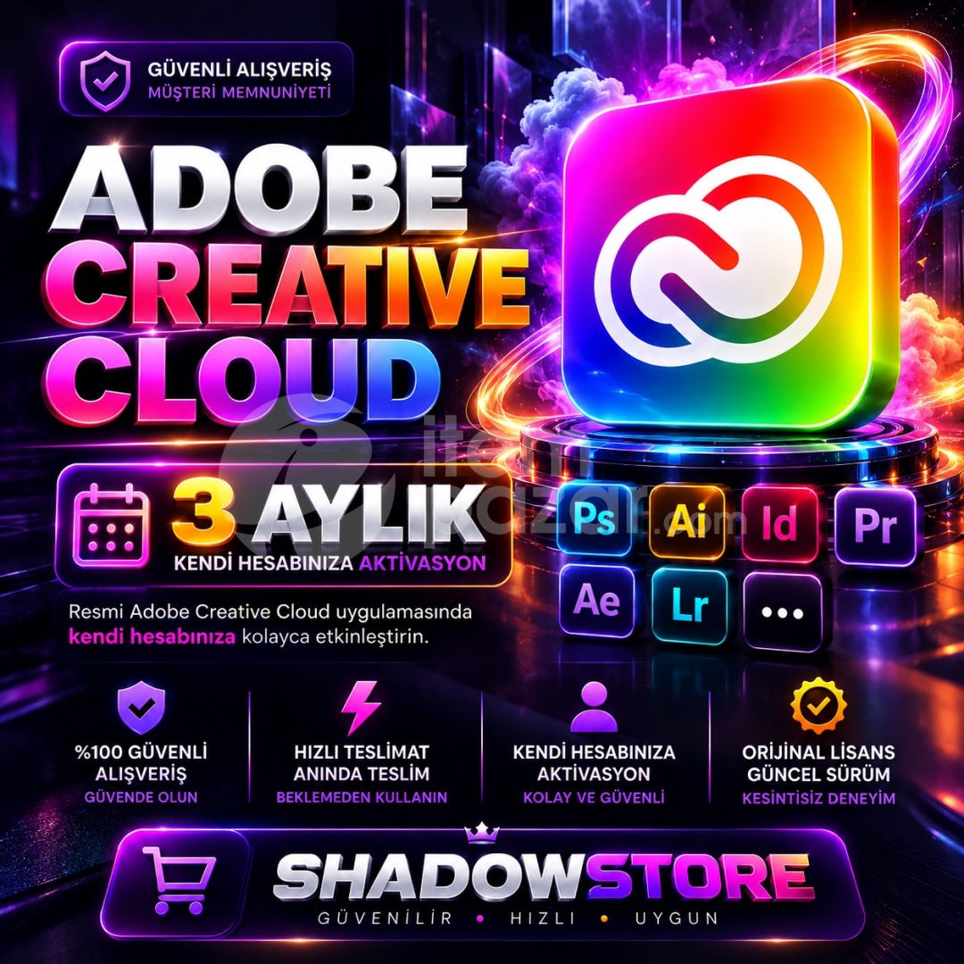 Adobe Creative Cloud Tüm Programlar | [3] AY