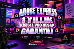 Adobe Express Pro | 1 Yıllık Kişisel Hesap