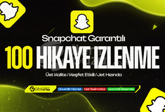 Garantılı - Snapchat 100 Hikaye İzlenme