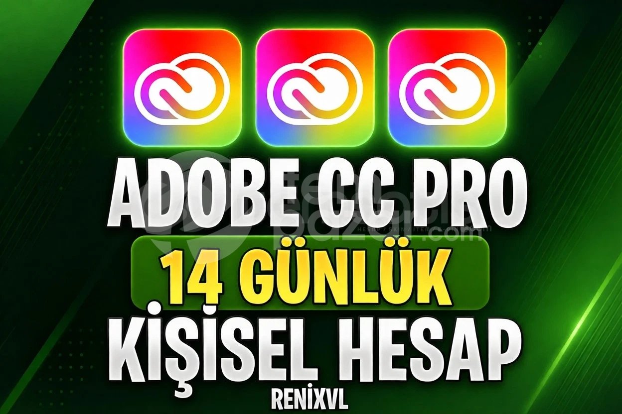 ADOBE CC PRO 14 GÜNLÜK HESAP