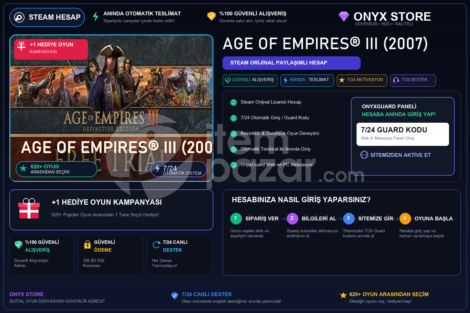 Age of Empires® III (2007) Garantili + Hediye