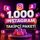  AKTİF 1.000 TAKİPÇİ PAKETİ ⚡