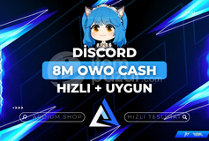⭐ [Anında + Botsuz] OwO 8M Cash ⭐