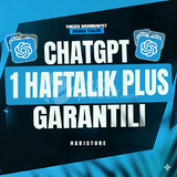 ⭐(ANINDA)CHATGPT PLUS 5.0+GPT 4.o VIP +1 HAFta