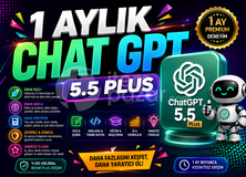 ANINDA TESLİM 7/24 | CHAT GPT 5.5 PLUS HESAP