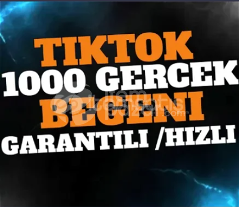 Anlık 1000 TikTok Beğeni | KEŞFET ETKİLİ