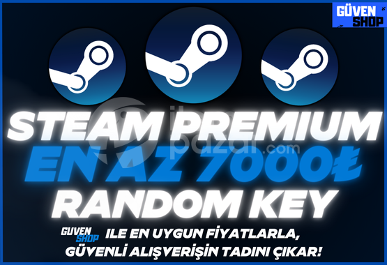 ⭐[ANLIK] +200$ (7000₺) Steam Random Key