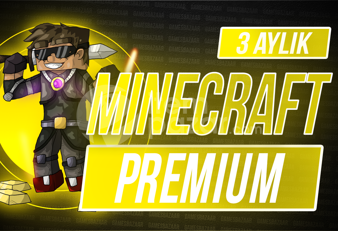 Anlık | 3 Aylık Minecraft Premium