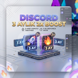 (Anlık) Botsuz Hızlı Discord 3 Aylık 2x Boost