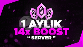 | ANLIK DİSCORD 14X BOOST 1 AY DÜŞME YOK
