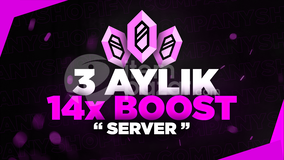 | ANLIK DİSCORD 14X BOOST 3 AY DÜŞME YOK