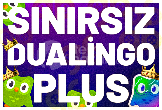Anlık | Duolingo Plus + Sınırsız + Hesabınıza