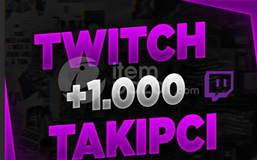 [ANLIK] [GARANTİLİ] TWİTCH +1000 TAKİPÇİ 