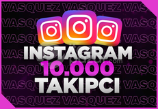 ⭐[ANLIK]✅ İnstagram +10.000 Takipçi
