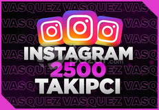 ⭐[ANLIK]✅ İnstagram +2500 Takipçi