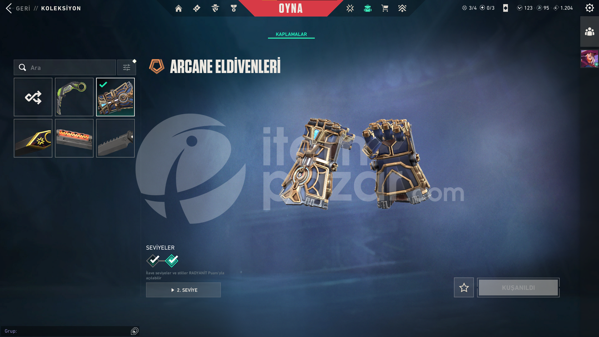 Arcane Set Champions 2023 Set RGX Karambit