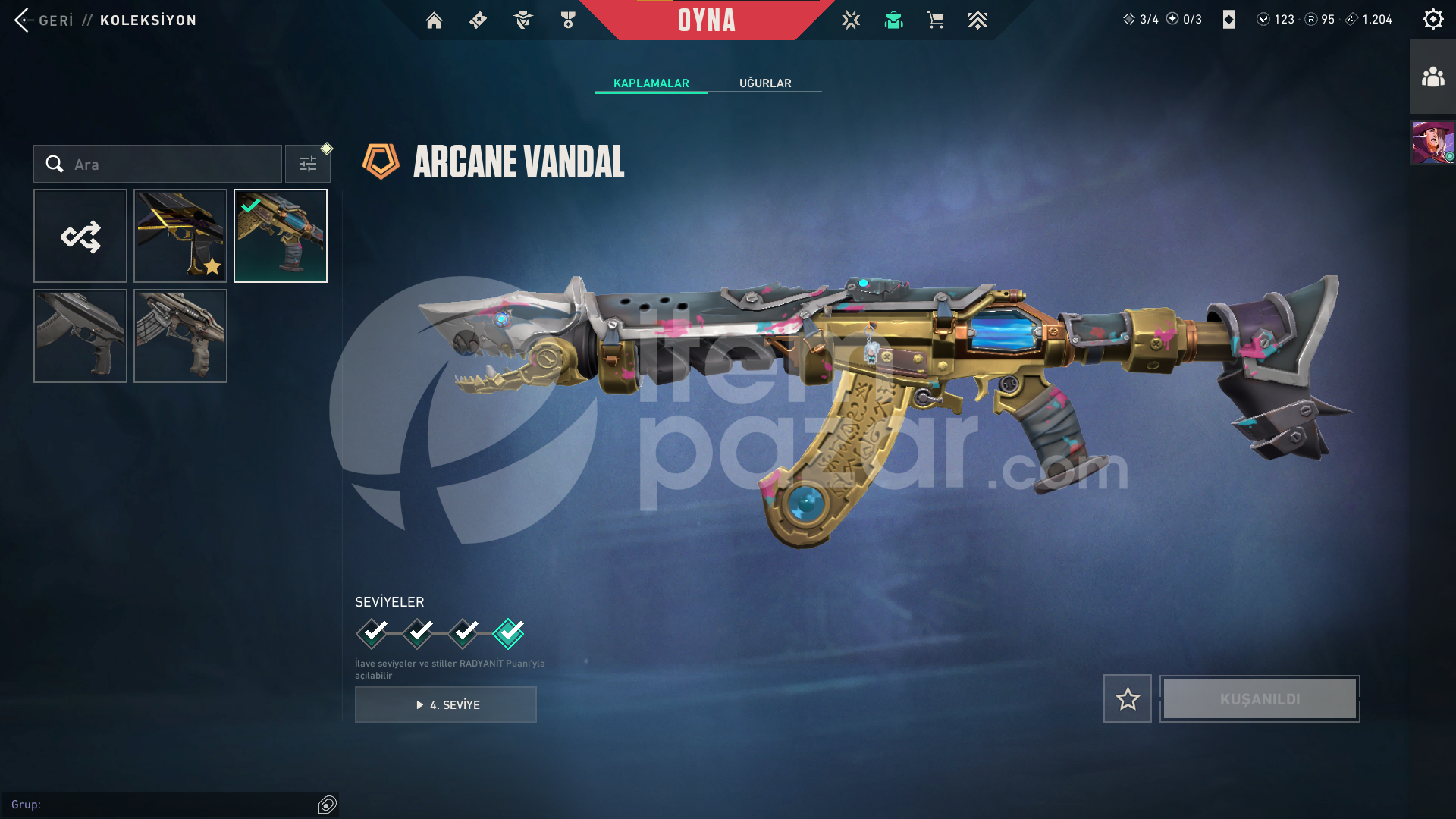 Arcane Set Champions 2023 Set RGX Karambit