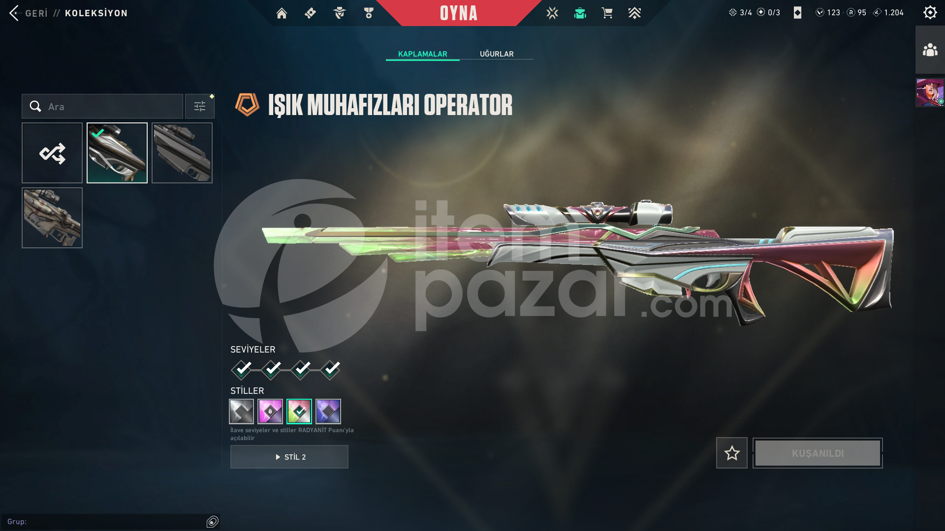 Arcane Set Champions 2023 Set RGX Karambit