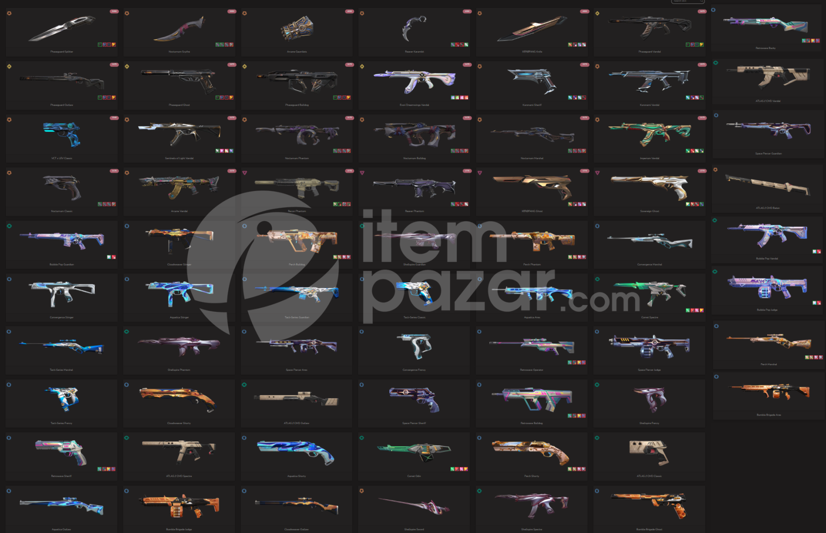 Arcane Set Zifiri Tırpan Yağmacı Karambit Faz