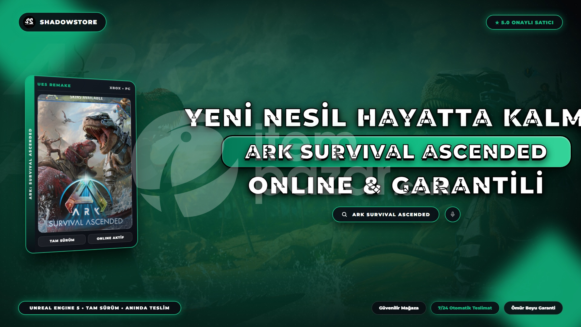 Ark Survival Ascended Online Garanti
