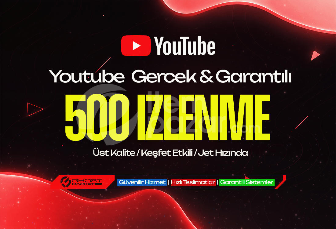 Garantılı - Youtube 500 İzlenme