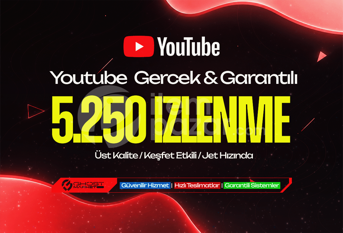 Garantılı - Youtube 5.250 İzlenme
