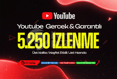 Garantılı - Youtube 5.250 İzlenme